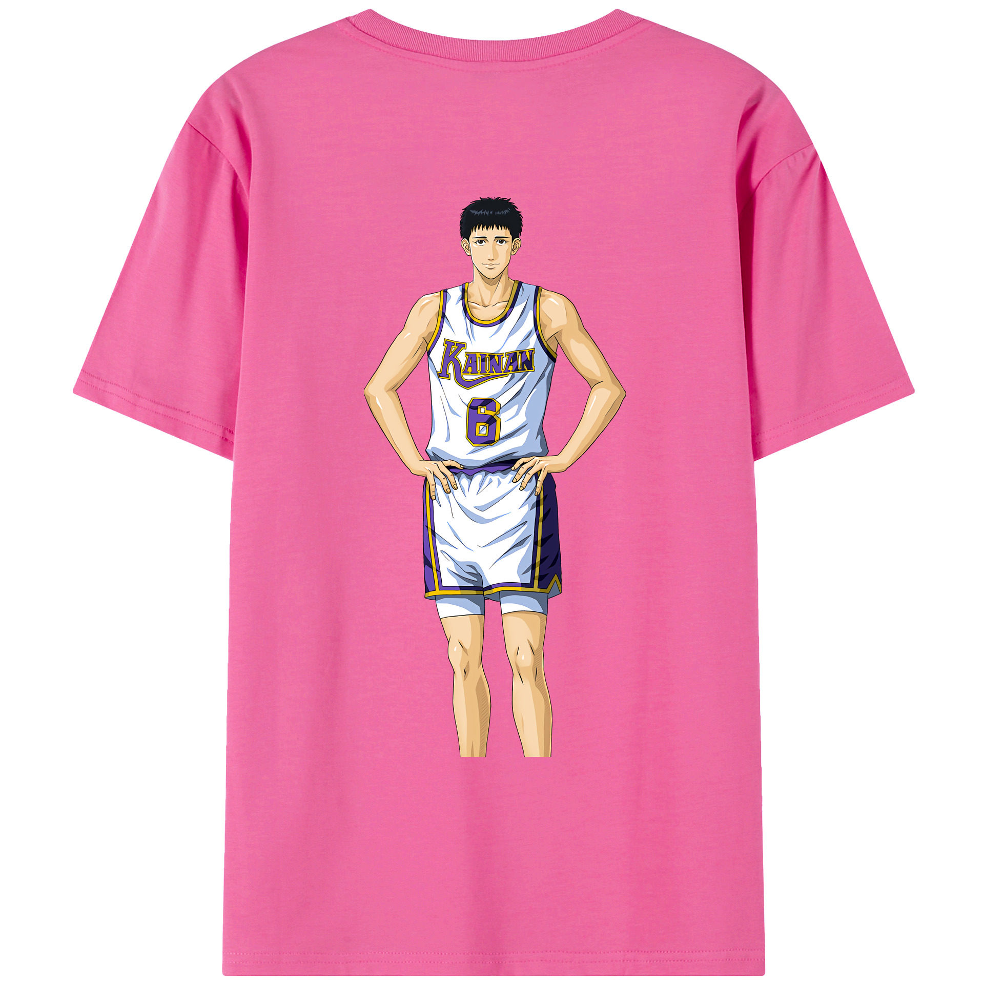 SLAM DUNK／スラムダンク レディース半袖Tシャツ(バックプリント)